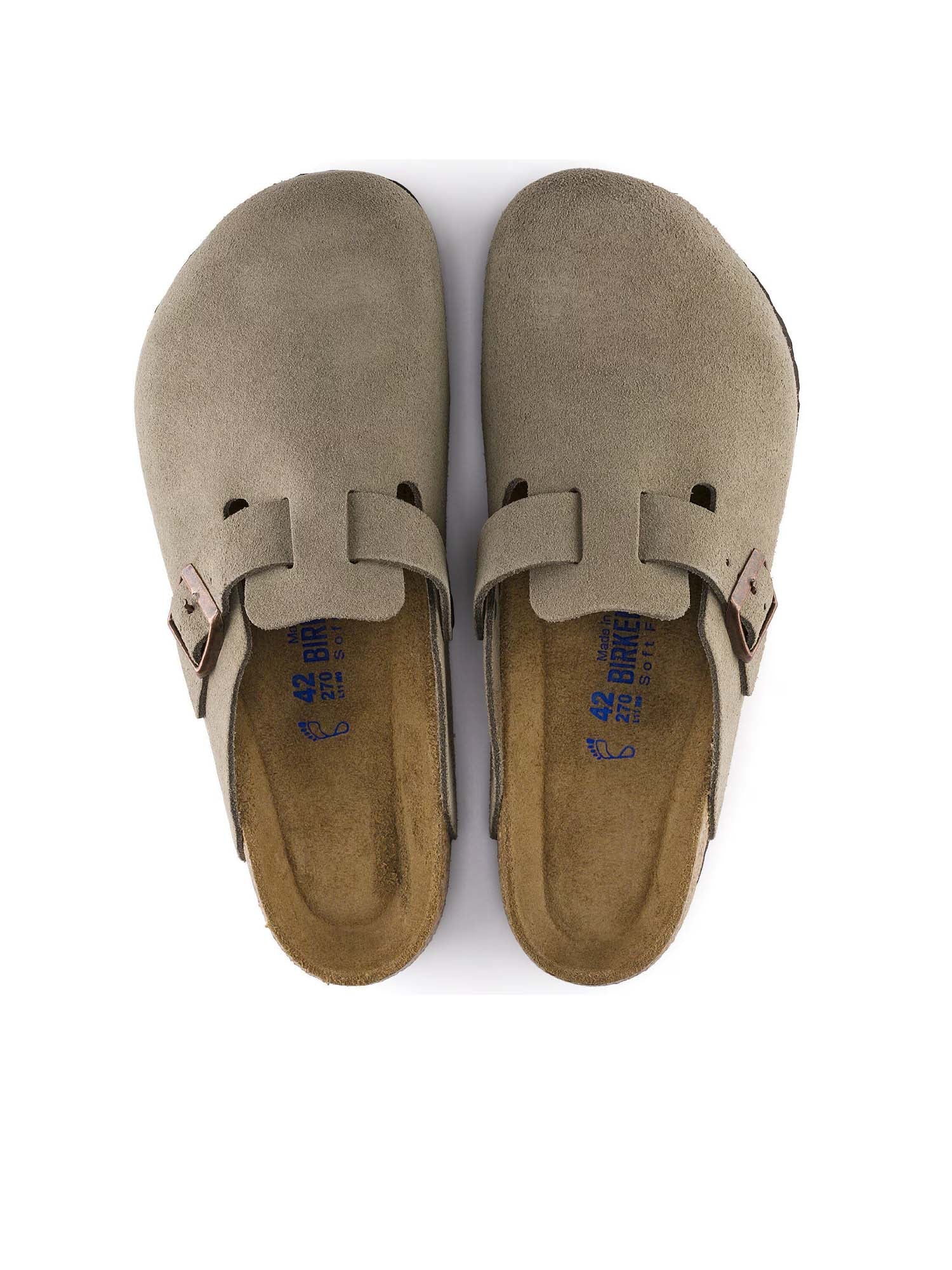 Birkenstock Boston plantare morbido (Pelle scamosciata) Marrone