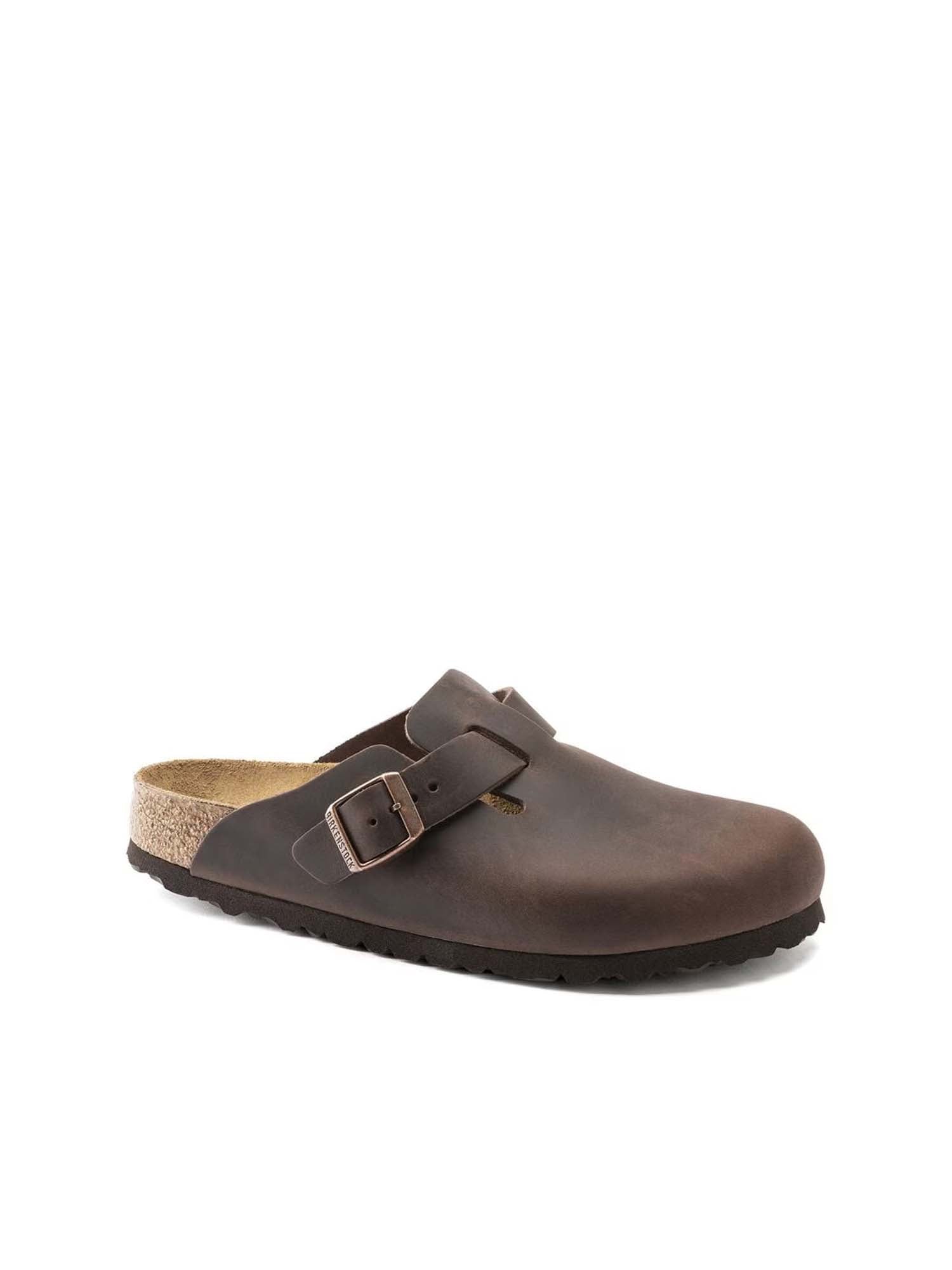 Birkenstock Boston (Pelle oliata) Marrone