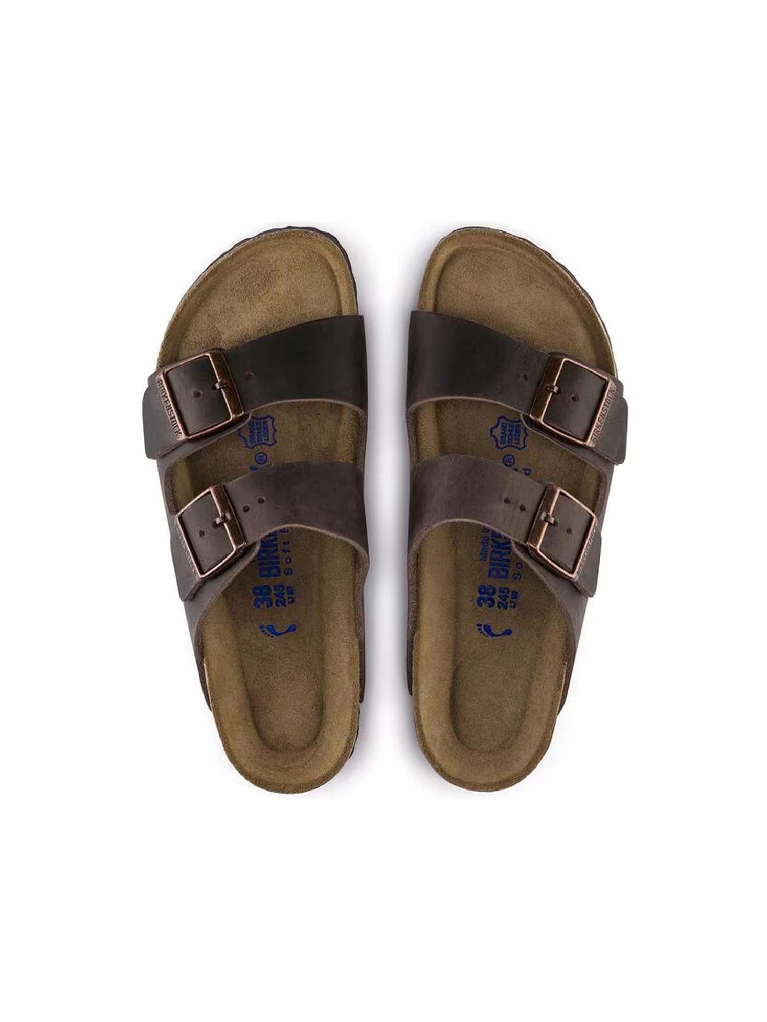 Birkenstock Arizona Plantare Morbido (Pelle oliata) Marrone