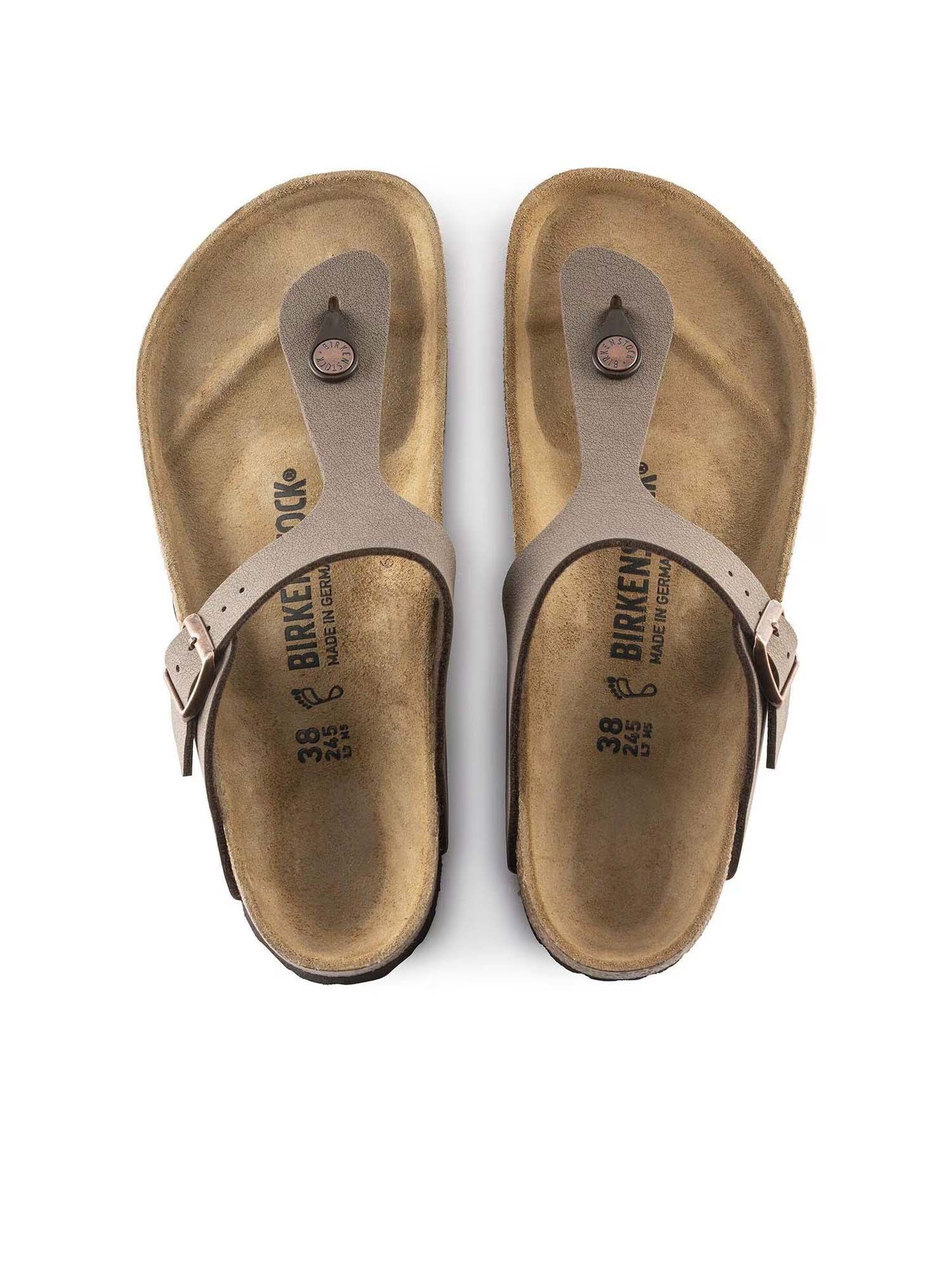 Birkenstock Gizeh (Birko-Flor Nubuck) Marrone