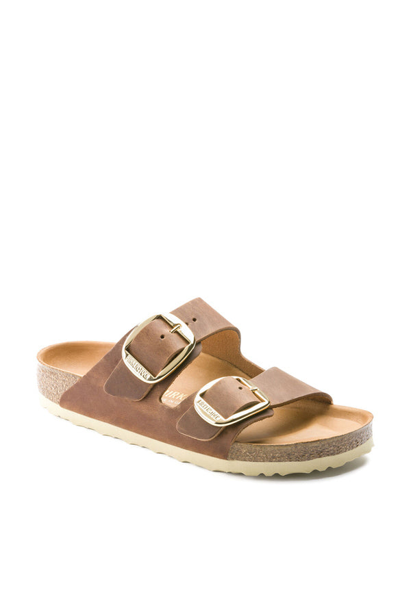 Birkenstock Arizona Big Buckle (Pelle oliata) Marrone