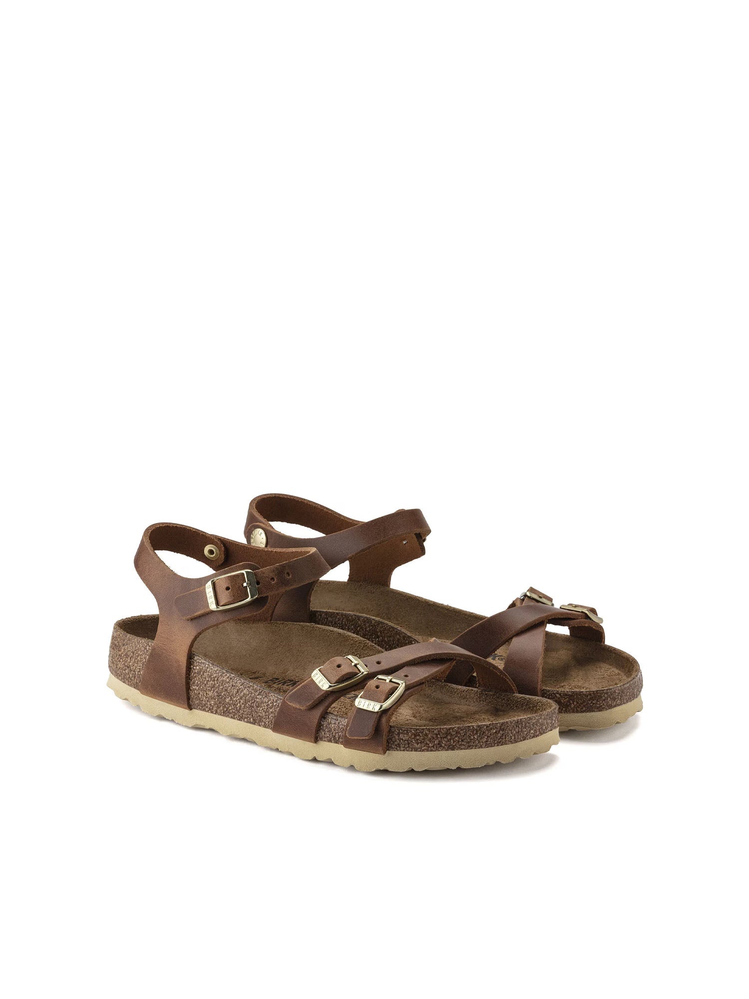 Birkenstock Kumba (Pelle cerosa) Marrone