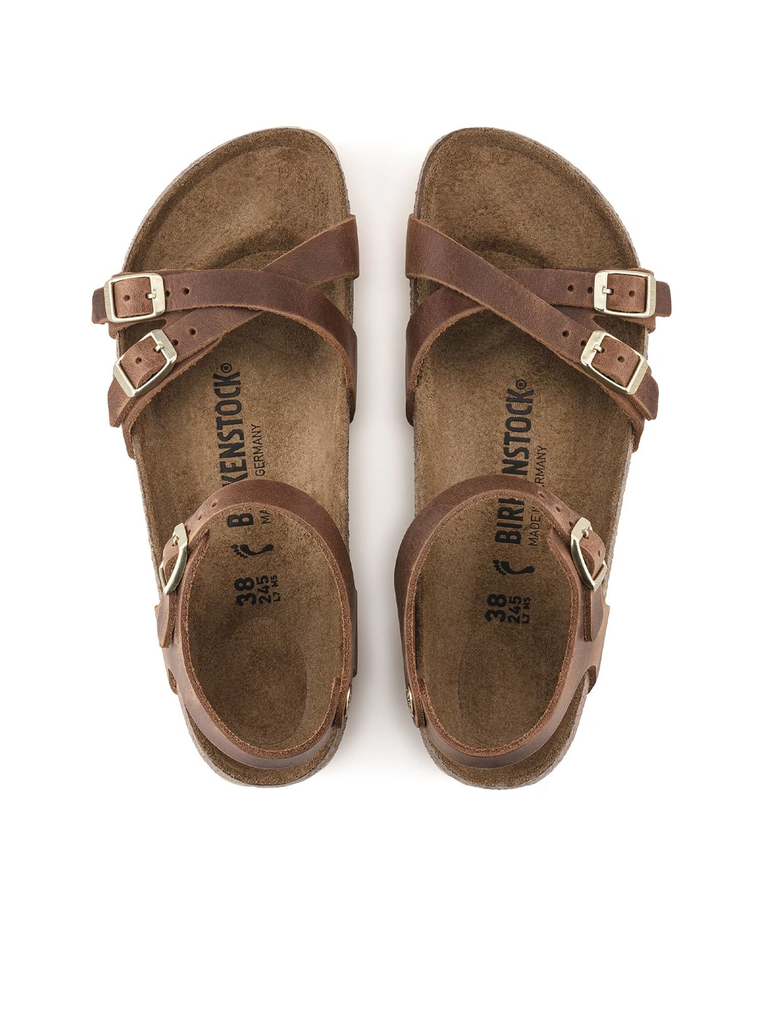 Birkenstock Kumba (Pelle cerosa) Marrone