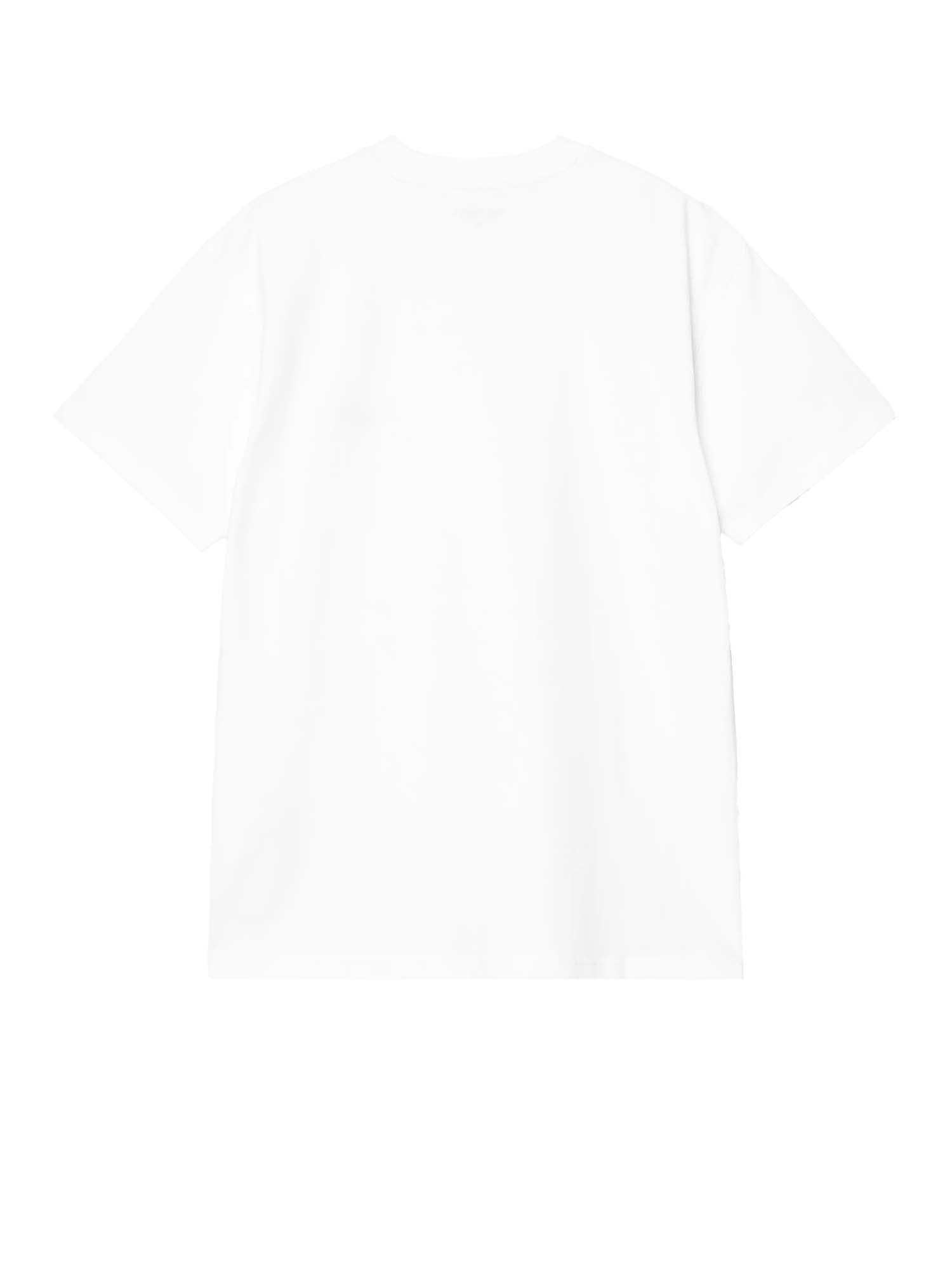Carhartt Wip S/S American Script T-Shirt Bianco