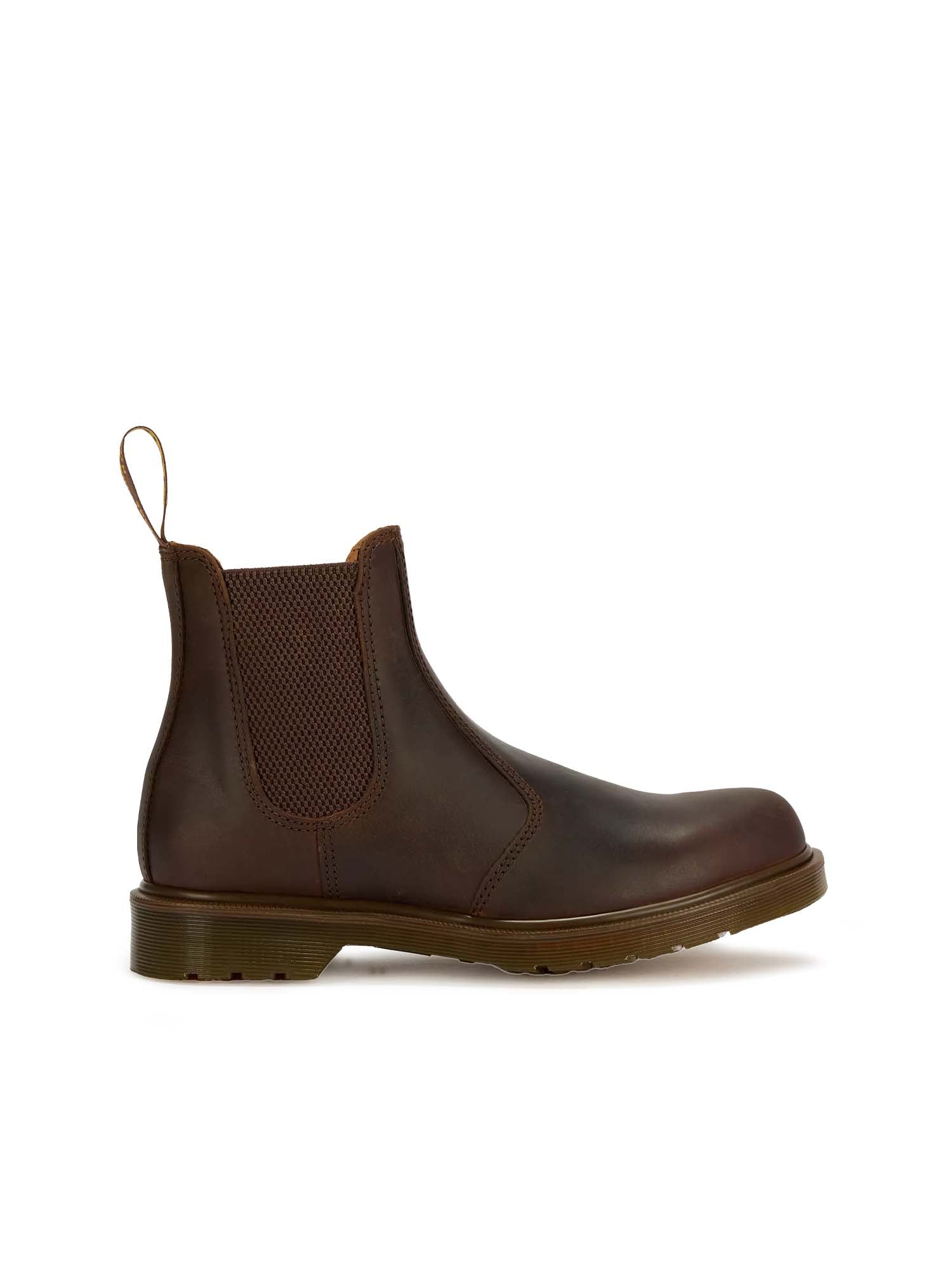 Dr. Martens Stivaletti Chelsea 2976 di Pelle Crazy Horse Marrone