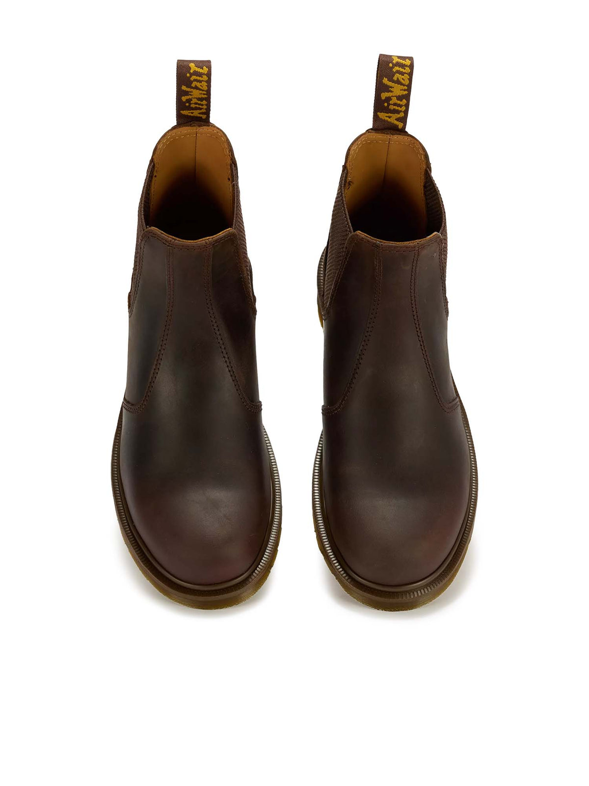 Dr. Martens Stivaletti Chelsea 2976 di Pelle Crazy Horse Marrone