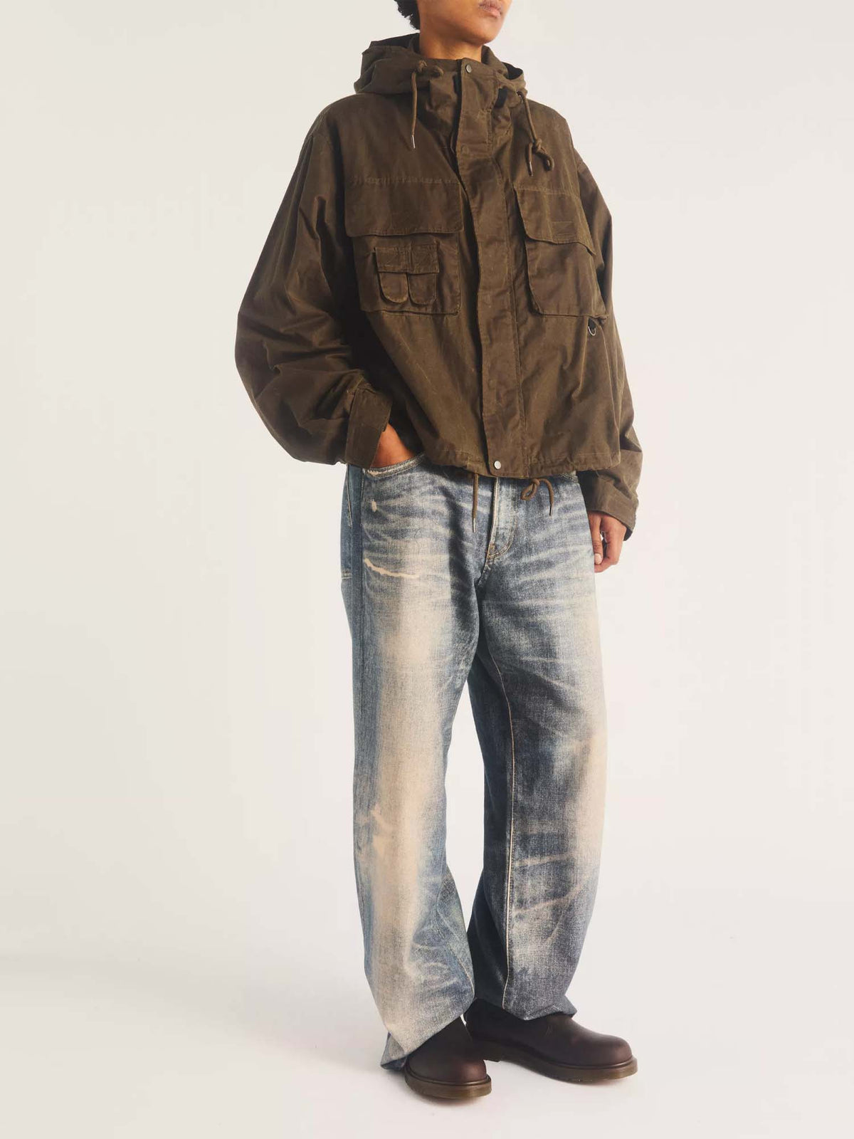 Dr. Martens Stivaletti Chelsea 2976 di Pelle Crazy Horse Marrone