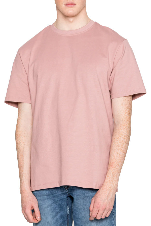 Only & Sons Relaxed Fit Round Neck T-Shirt Rosa