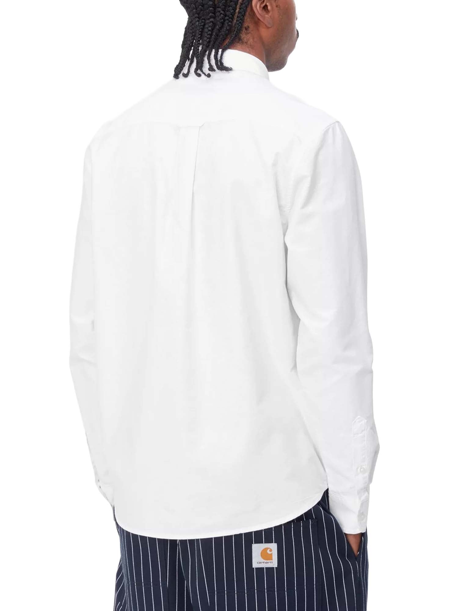 Carhartt Wip L/S C-Logo Shirt Bianco
