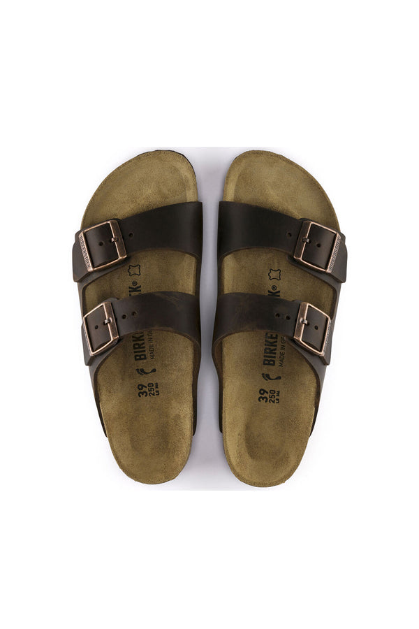 Birkenstock Arizona (Pelle oliata) Marrone