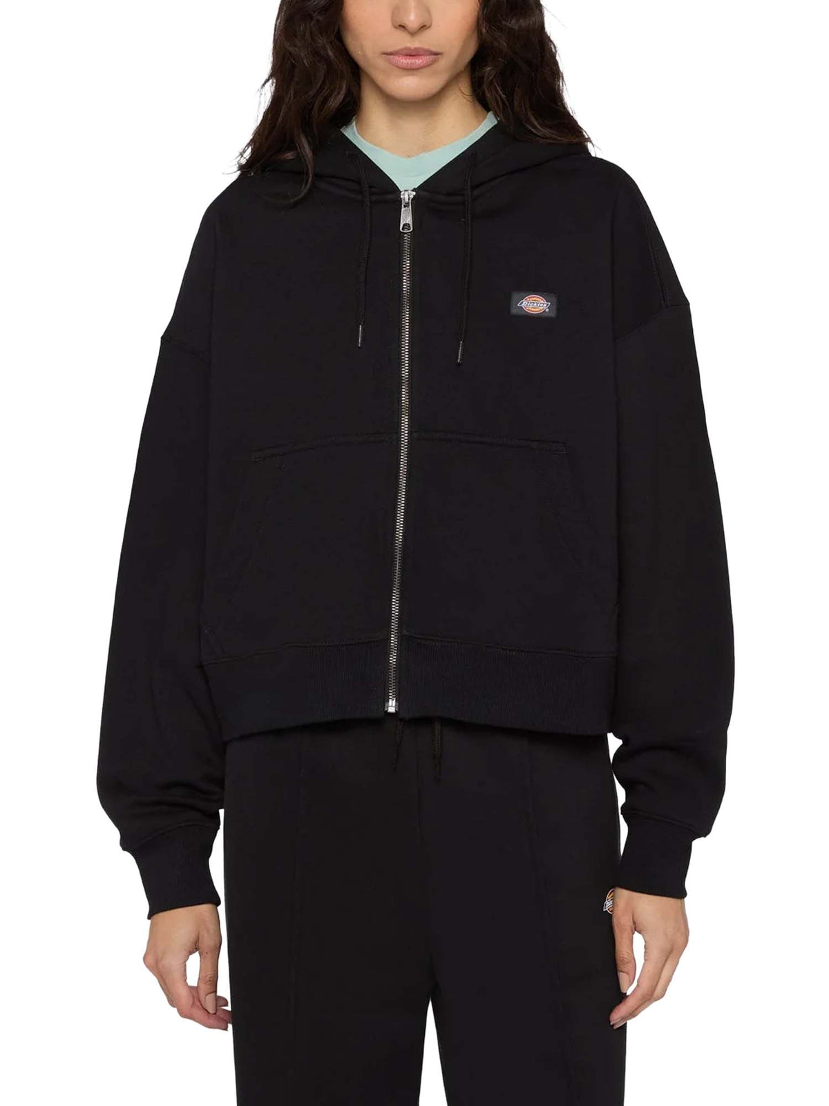 Dickies Oakport Zip Hoodie W da donna Nero