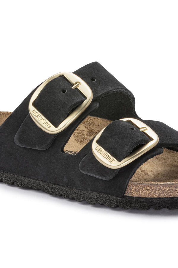 Birkenstock Arizona Big Buckle (Pelle Nubuck) Nero