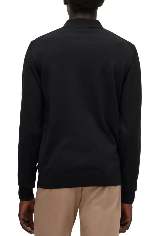 Boss Lancione Maglia Polo Nero