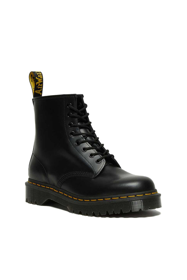 Dr. Martens Stivali Platform Bex 1460 in pelle Smooth Nero