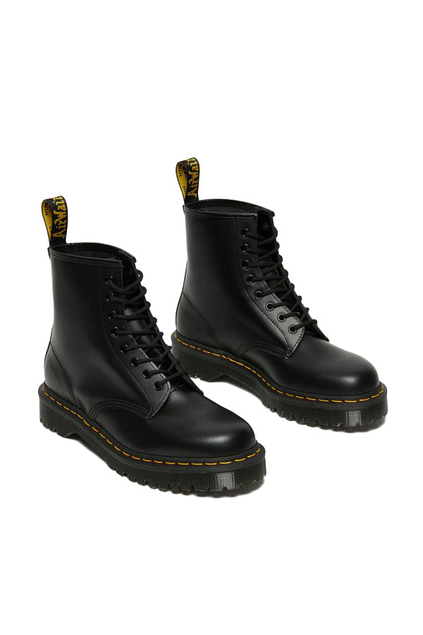 Dr. Martens Stivali Platform Bex 1460 in pelle Smooth Nero