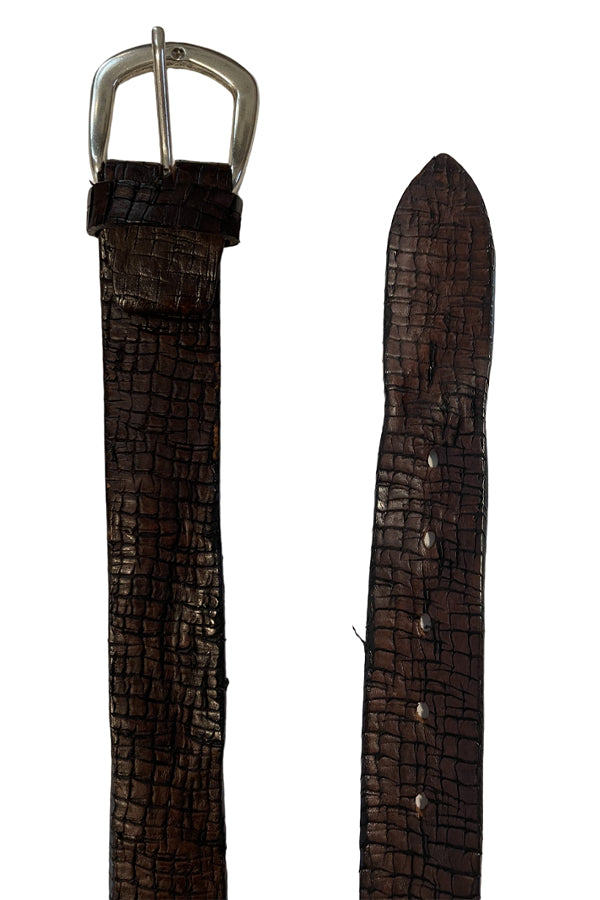 Alberto Luti Cintura Marrone