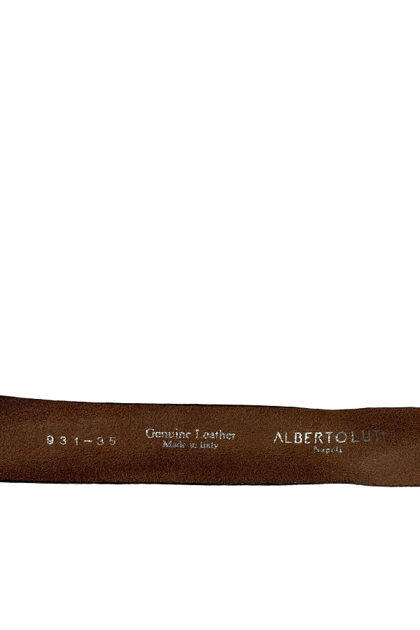 Alberto Luti Cintura Marrone