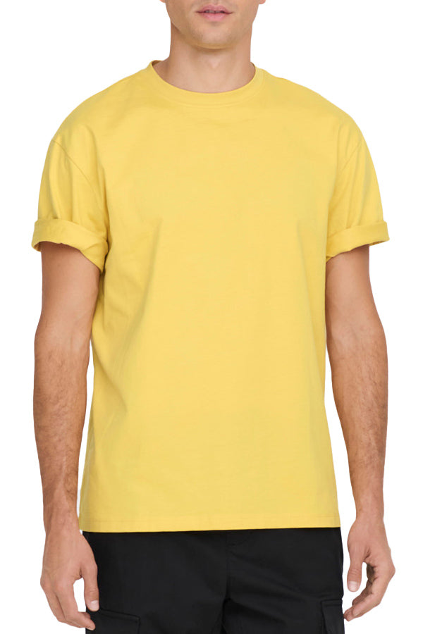 T-SHIRT Giallo Only & Sons