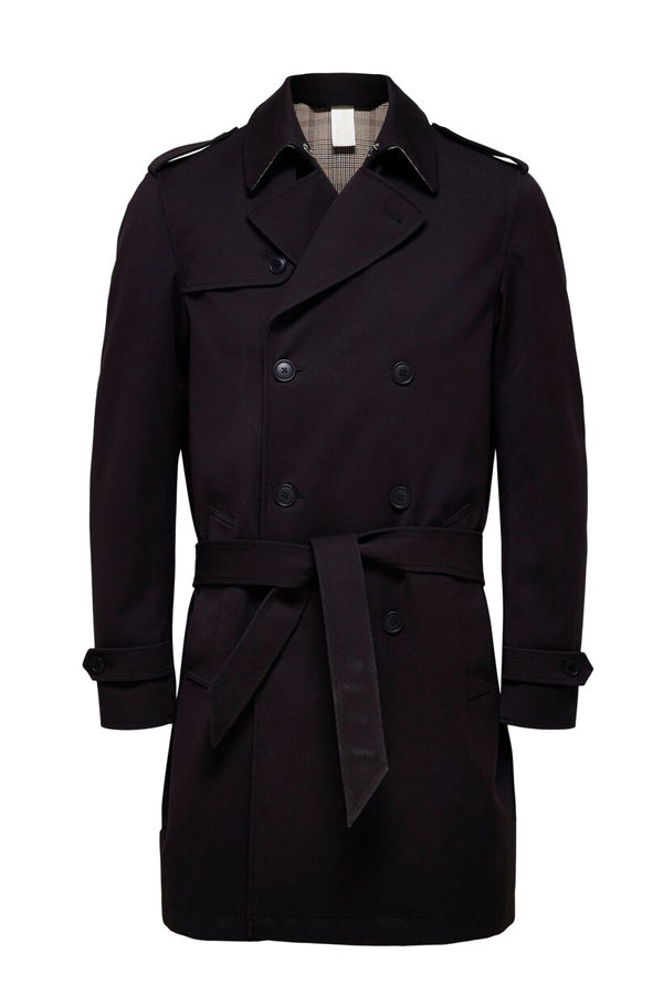 Selected Slhwilliam Trenchcoat Nero