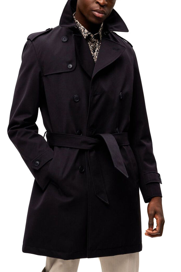Selected Slhwilliam Trenchcoat Nero
