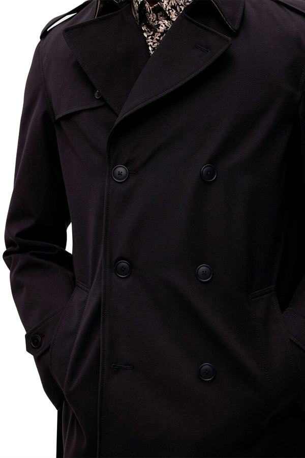 Selected Slhwilliam Trenchcoat Nero