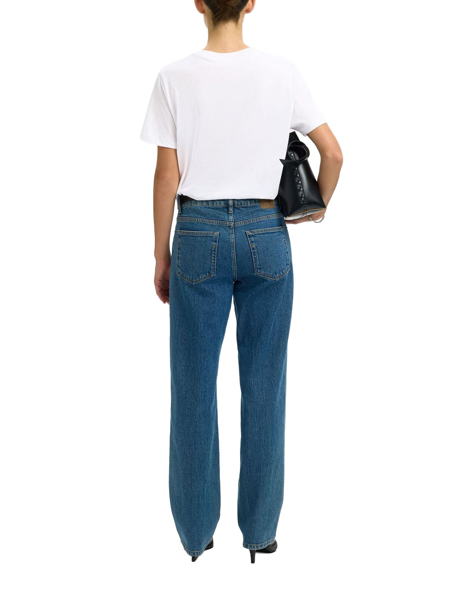 Selected T-shirt Essential Bianco