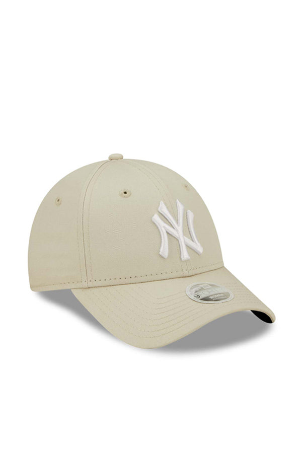 New Era Cappellino 9FORTY Regolabile New York Yankees Essential Donna Beige