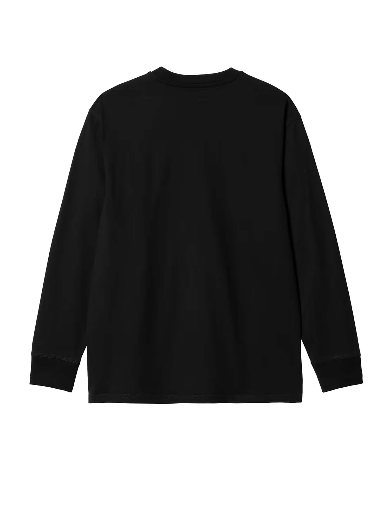 Carhartt Wip L/S American Script T-Shirt Nero
