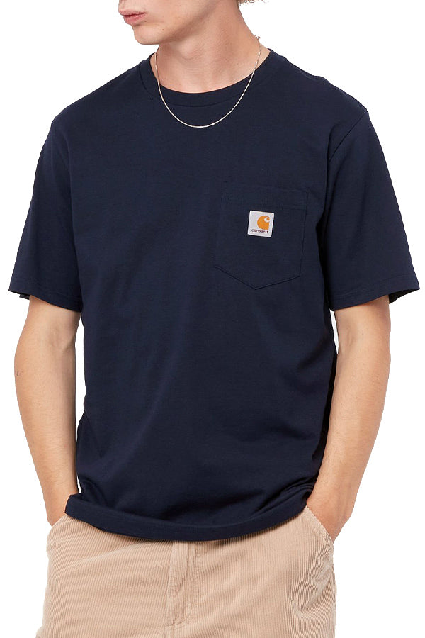 Carhartt Wip S/S Pocket T-Shirt Blu