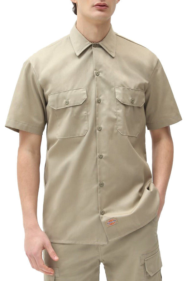 Dickies Camicia Da Lavoro A Maniche Corte Beige