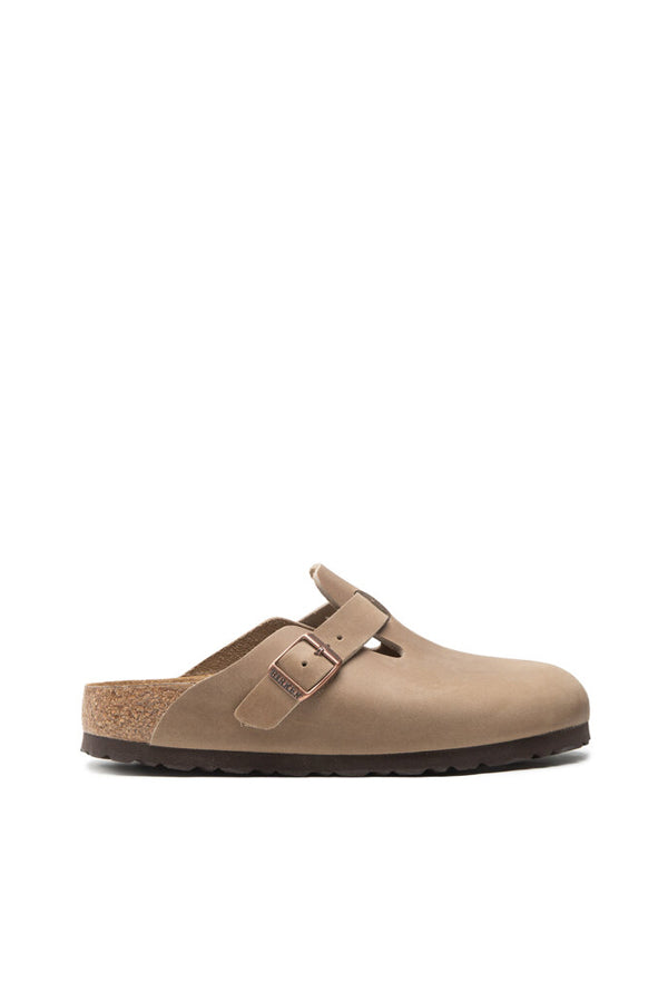 Birkenstock Boston (Pelle oliata) Marrone