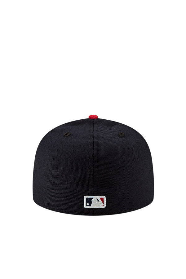 New Era Cappellino 59FIFTY Fitted Atlanta Braves AC Perf Home Blu