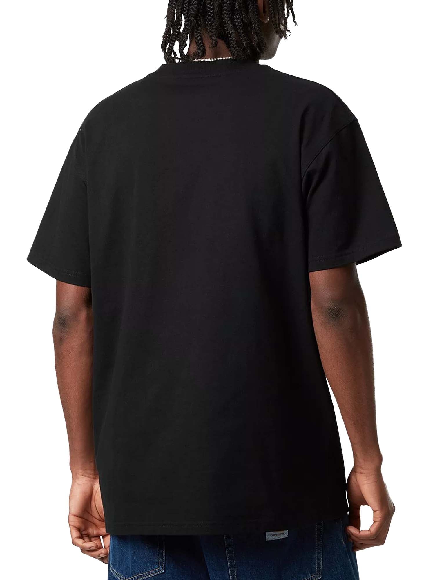 Carhartt Wip S/S American Script T-Shirt Nero
