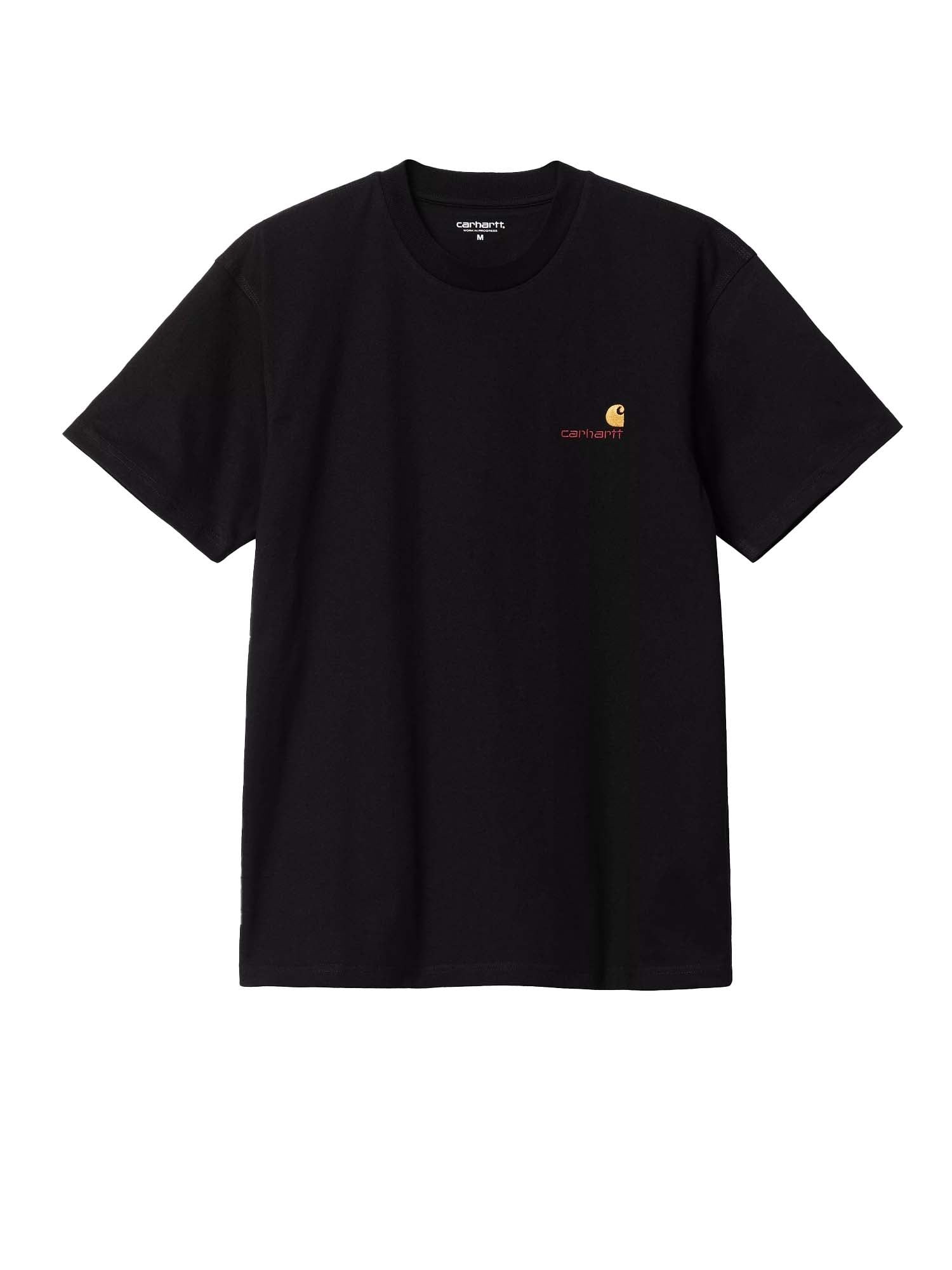 Carhartt Wip S/S American Script T-Shirt Nero