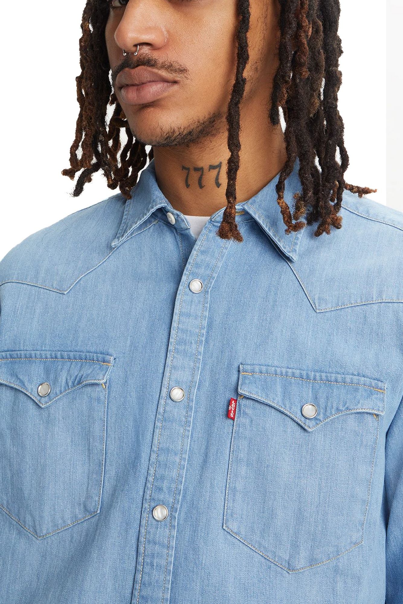 Levi's® Camicia Western Barstow Azzurro