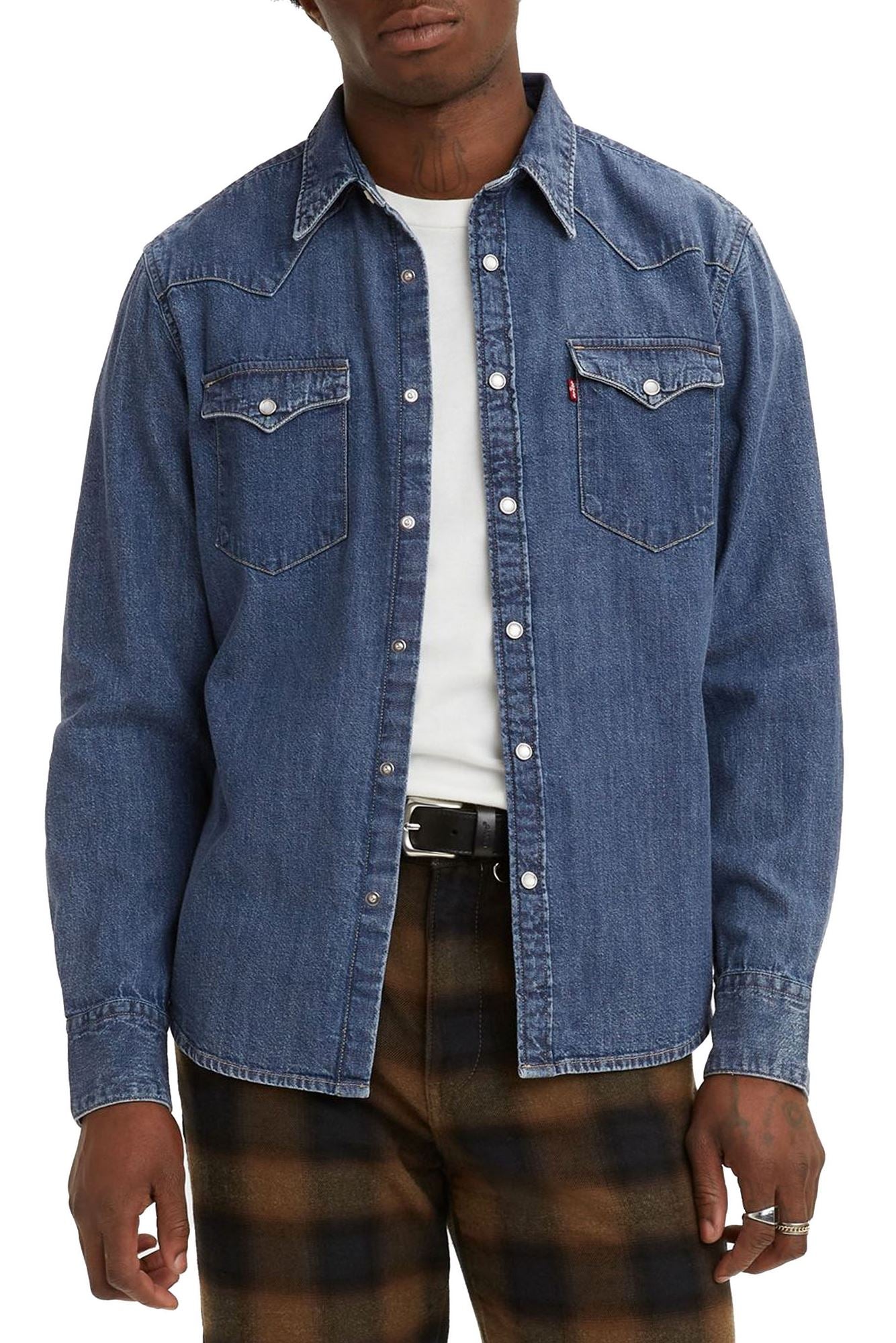 Levi's® Camicia Western Barstow Blu