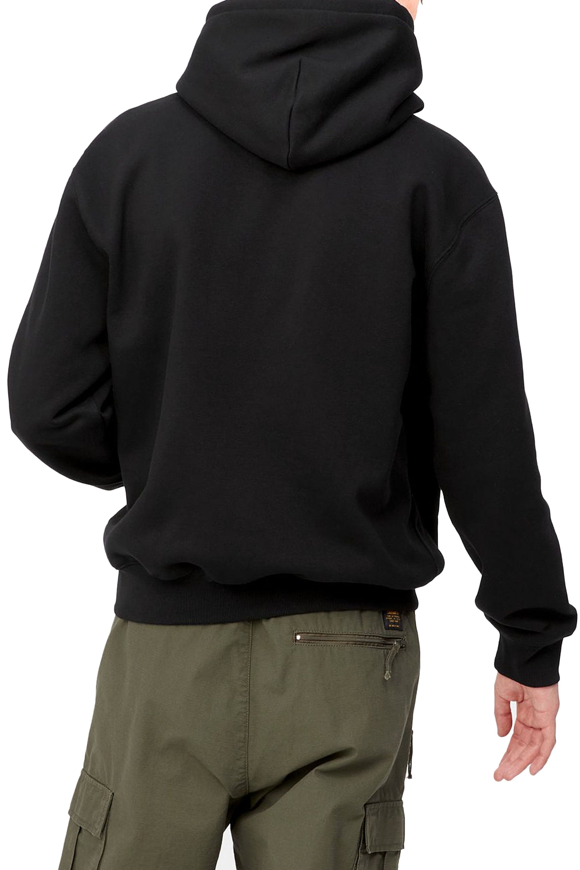 Carhartt Wip Hooded Carhartt Sweatshirt Nero