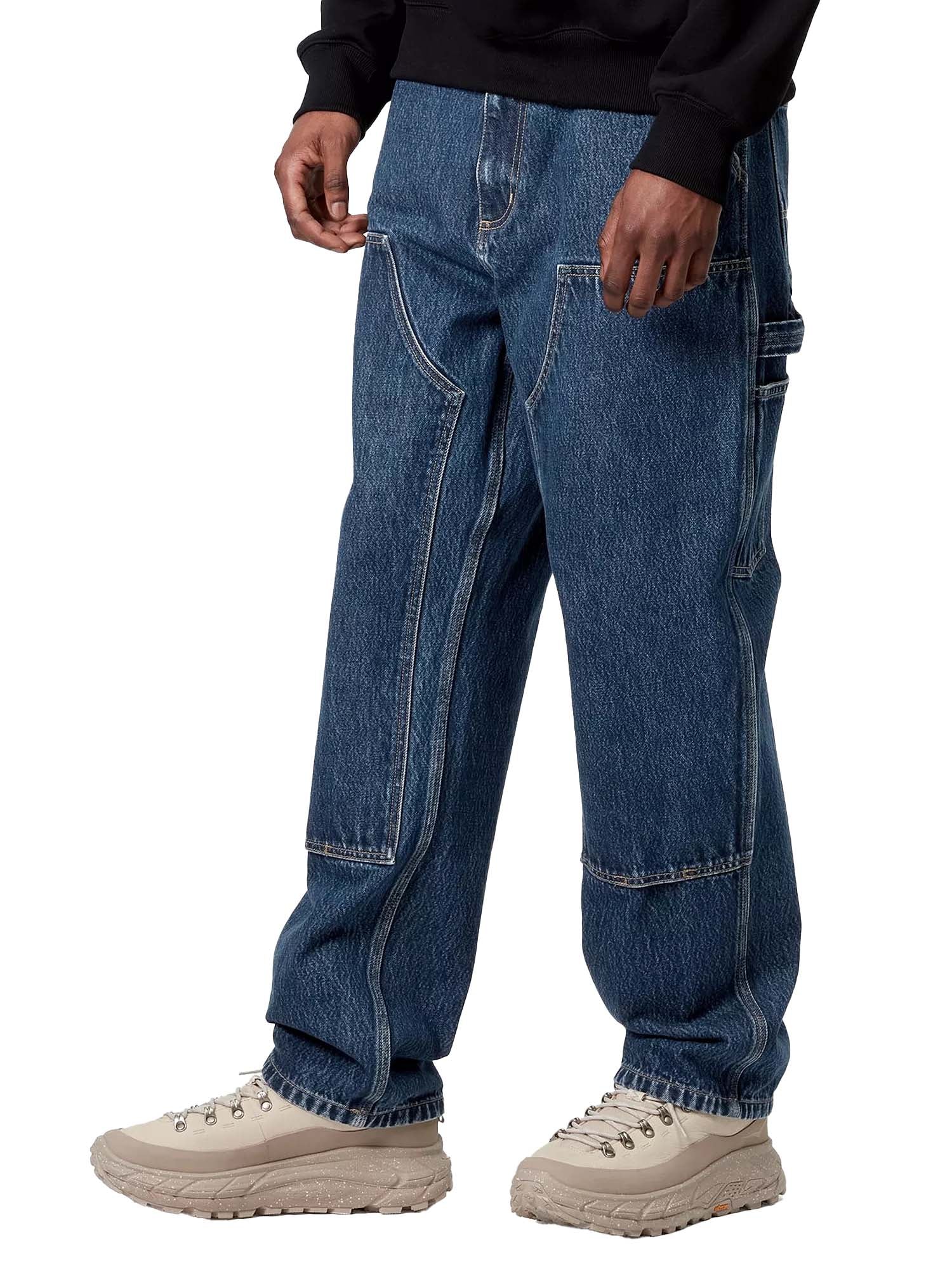 Carhartt Wip Double Knee Pant Blu