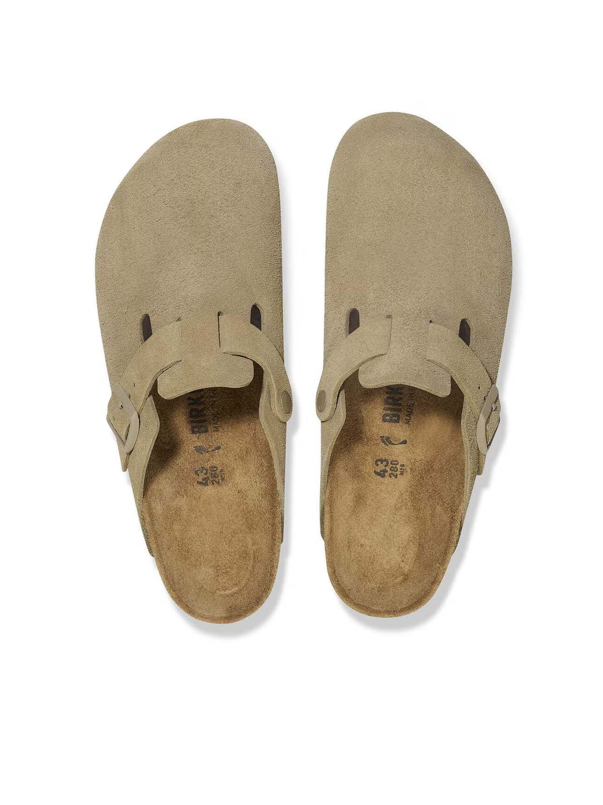 Birkenstock Boston (Pelle Scamosciata) Grigio