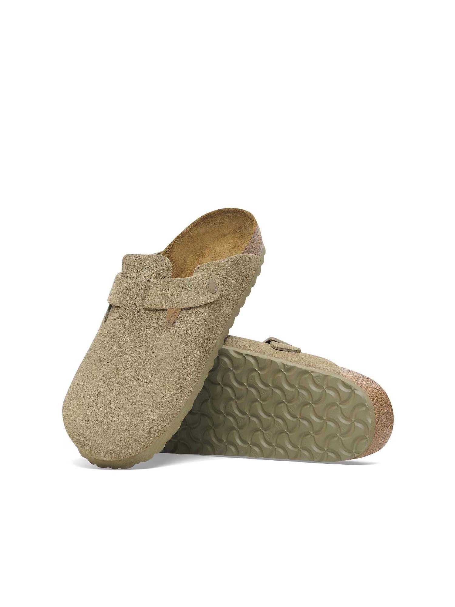 Birkenstock Boston (Pelle Scamosciata) Grigio
