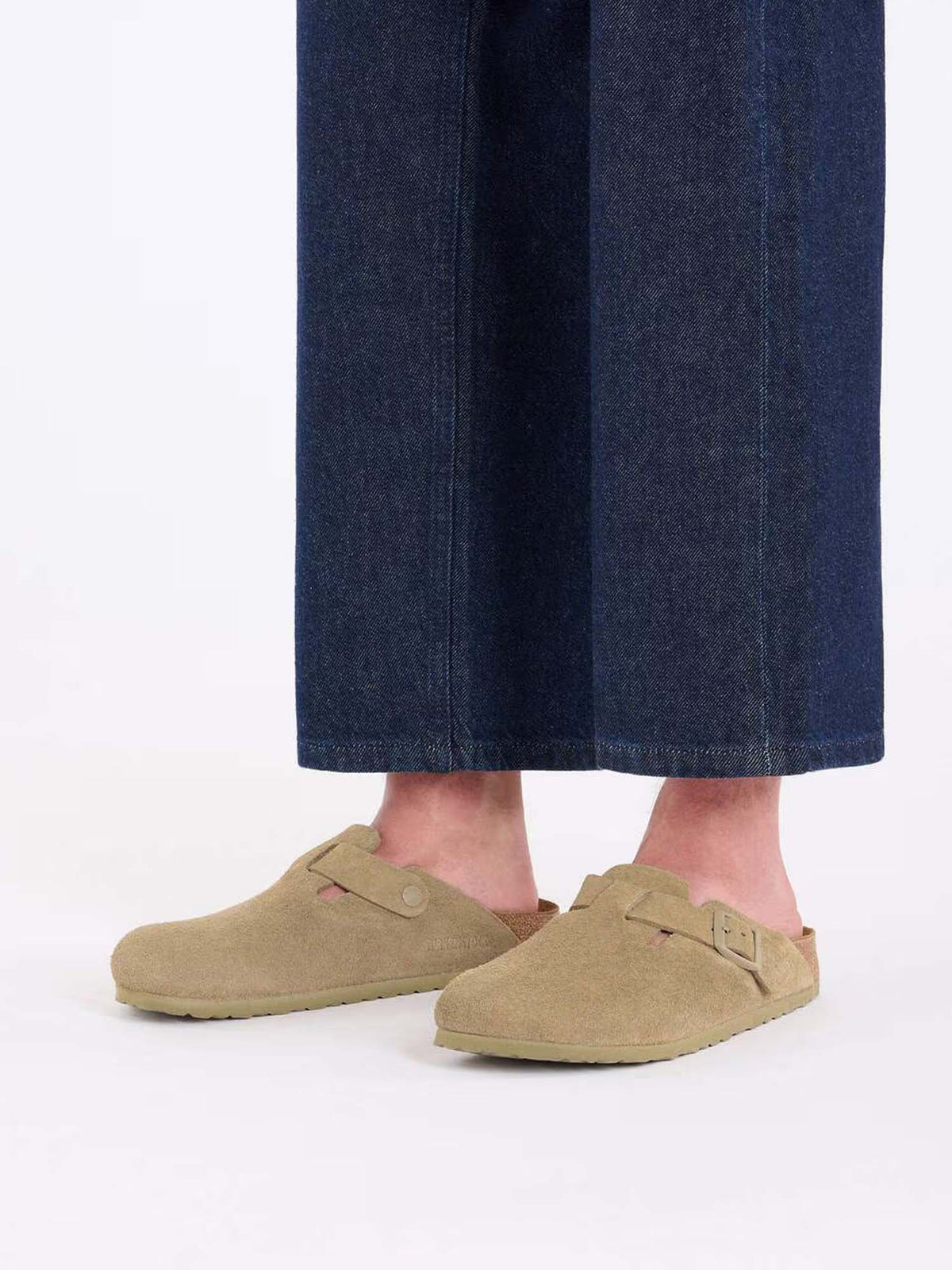 Birkenstock Boston (Pelle Scamosciata) Grigio