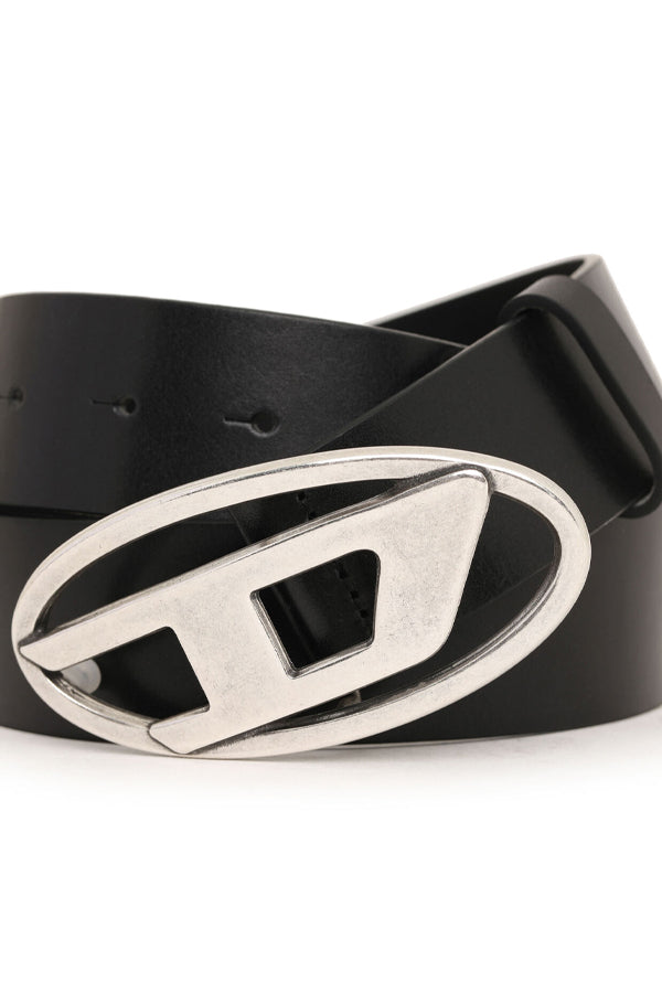 Diesel OVAL D LOGO B-1DR BELT Nero