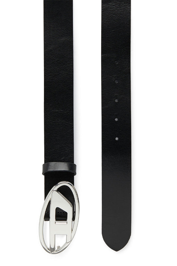 Diesel OVAL D LOGO B-1DR W BELT Nero