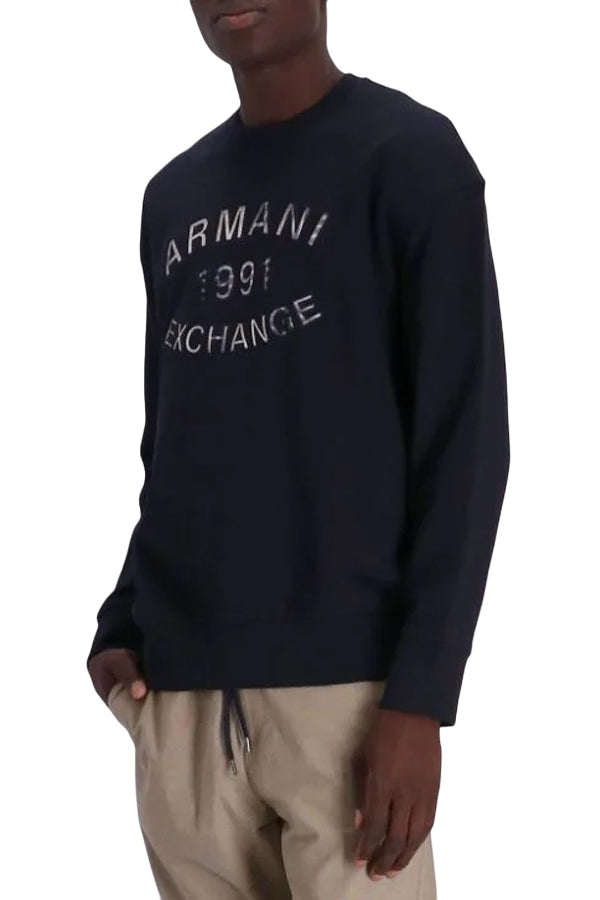 Sweat-shirt College en coton French Terry