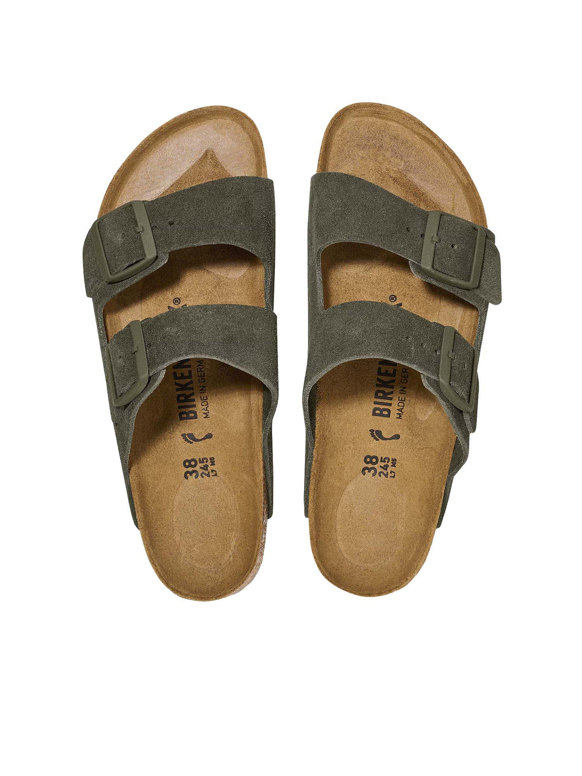 Birkenstock Arizona (Pelle scamosciata) Verde