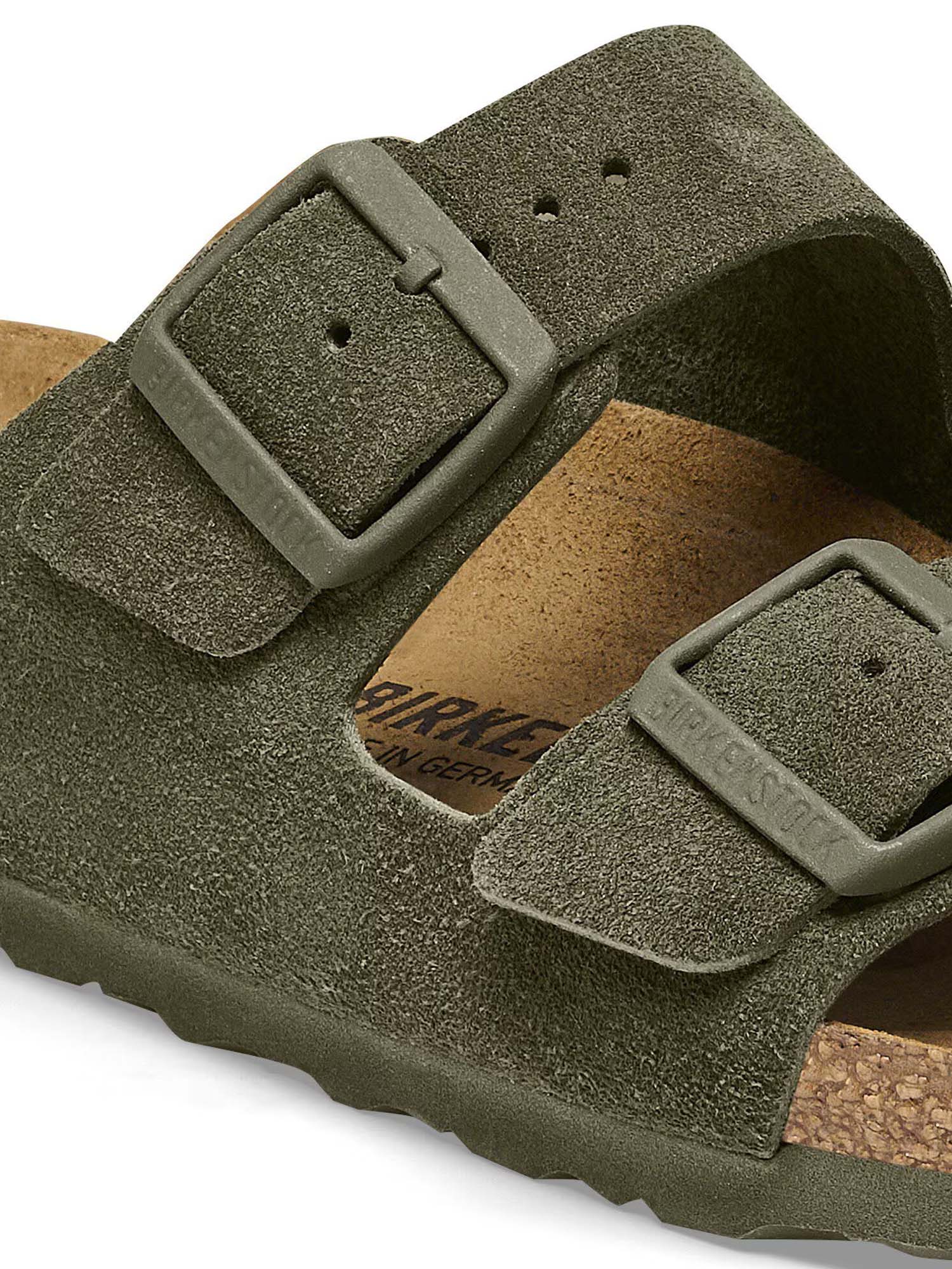 Birkenstock Arizona (Pelle scamosciata) Verde