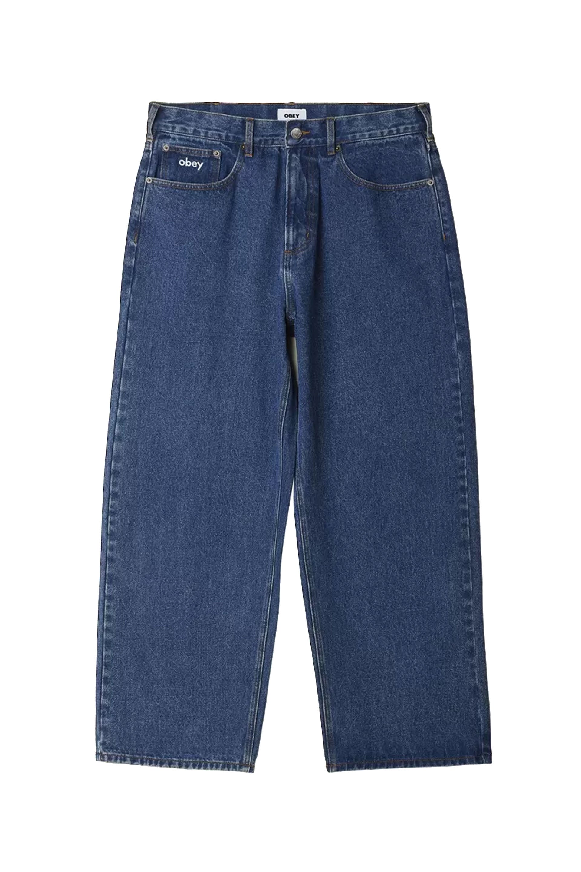 Obey BIGWIG BAGGY DENIM Blu