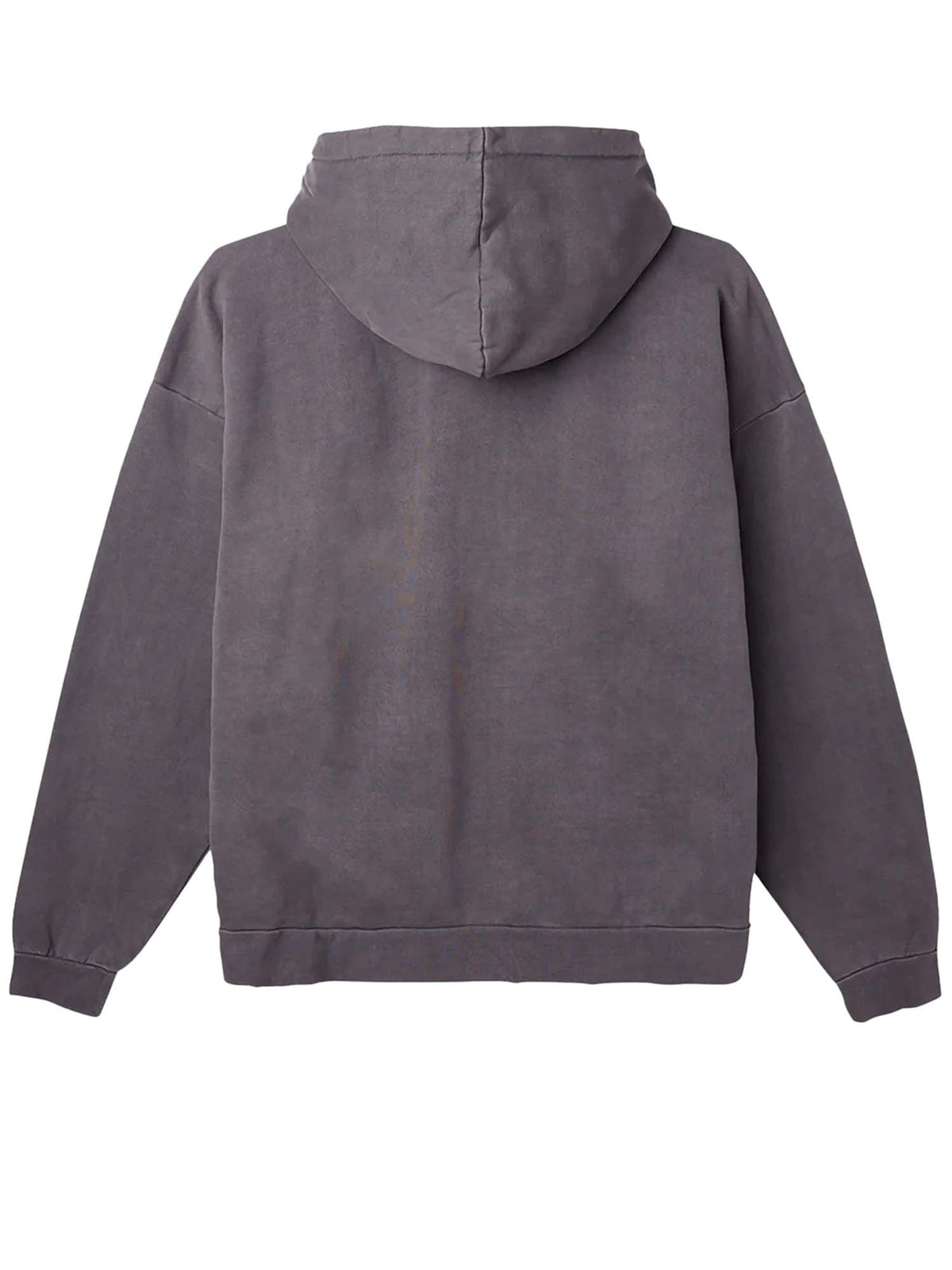Obey Lowercase Pigment Zip Hood Fleece Pigment Grigio