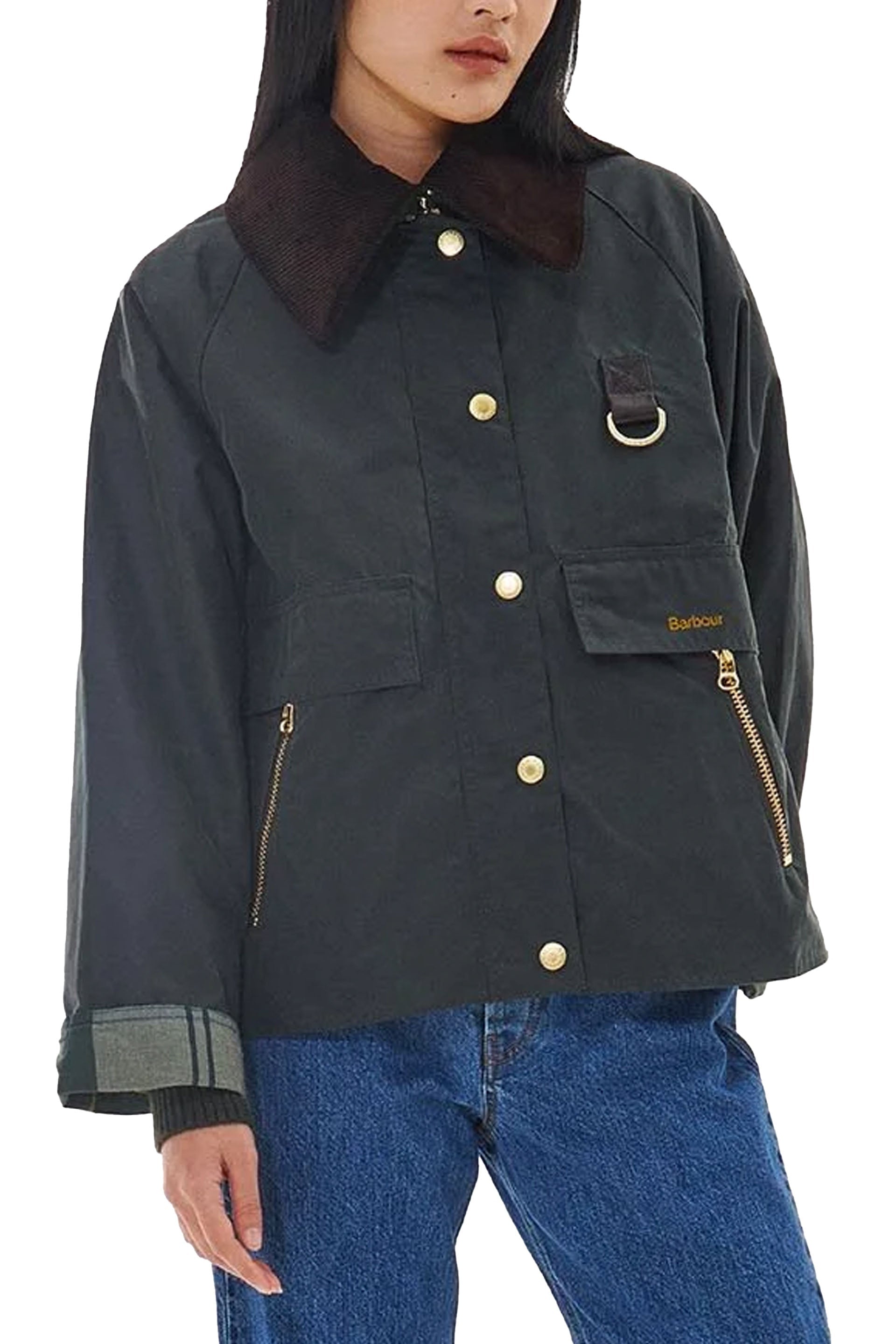 Barbour Giacca cerata Catton Verde