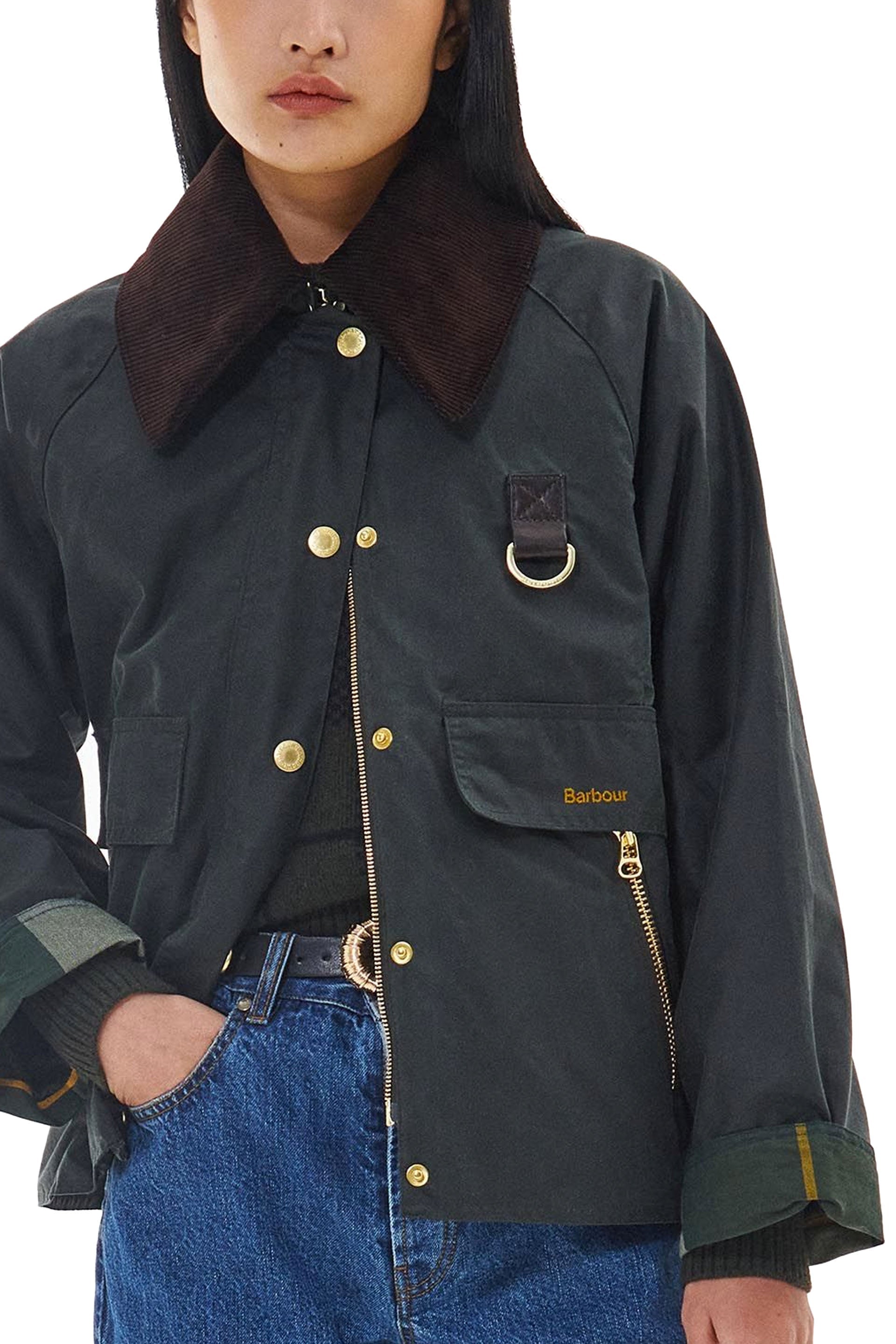 Barbour Giacca cerata Catton Verde